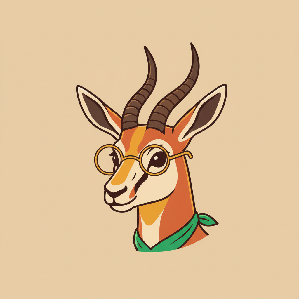 Slim Jan, the bespectacled springbok